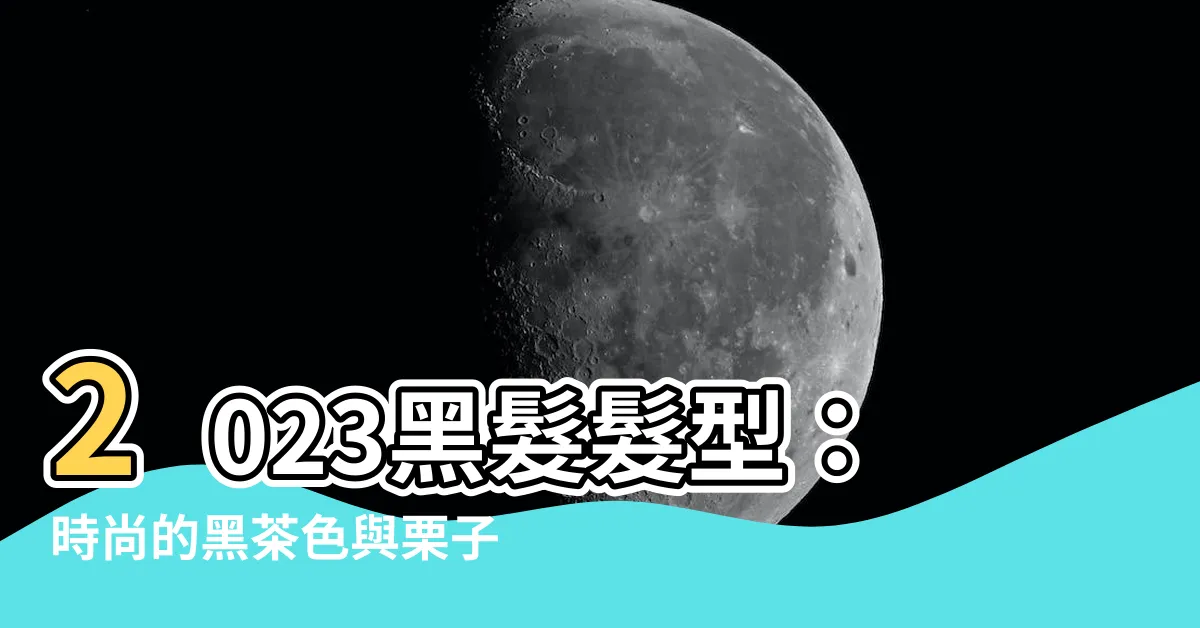 【2023黑髮髮型】2023黑髮髮型：時尚的黑茶色與栗子棕，讓你瞬間顯白又高級！