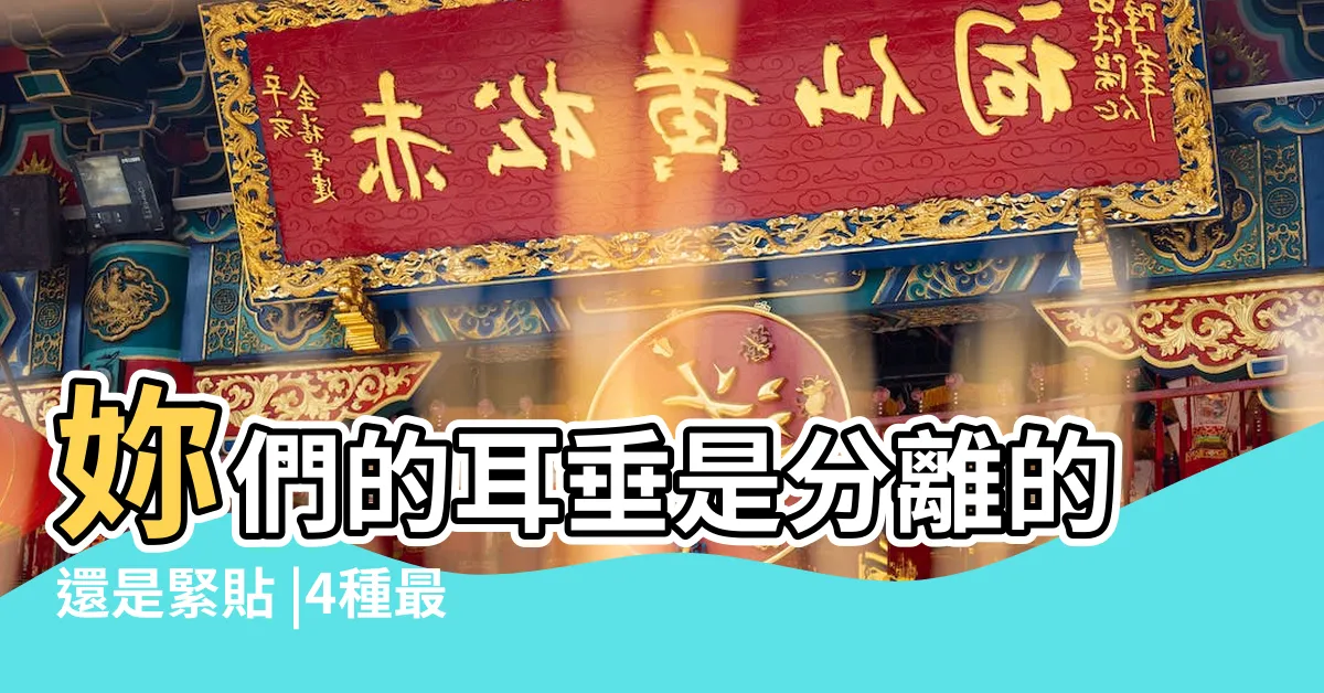 【耳垂緊貼】妳們的耳垂是分離的還是緊貼 |4種最有福氣的耳朵特徵天生好命過著富貴人生 |性狀的表現 |