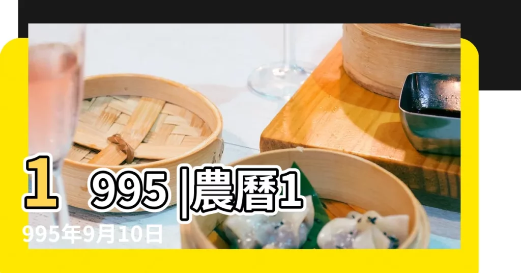 1995 |農曆1995年9月10日生日算命 |年九月初十 |【陰曆1995年9月初10】