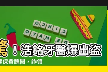 【浩銘牙醫盜刷】驚！浩銘牙醫爆出盜刷健保費醜聞，詐領金額竟達400萬