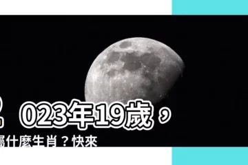 【2023 19歲屬什麼】2023年19歲，我屬什麼生肖？快來瞭解你的年度運勢！