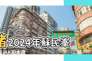 【五月屬猴男的桃花運】豬2024年蘇民峯運程 |AK犯太歲 |2024年屬猴人桃花最旺幾月桃花最旺在二月 |