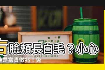 【右臉頰長白毛】右臉頰長白毛？小心可能是富貴徵兆！免費面相學一次看！