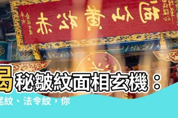 【皺紋面相】揭秘皺紋面相玄機：魚尾紋、法令紋，你的桃花運與命運如何？