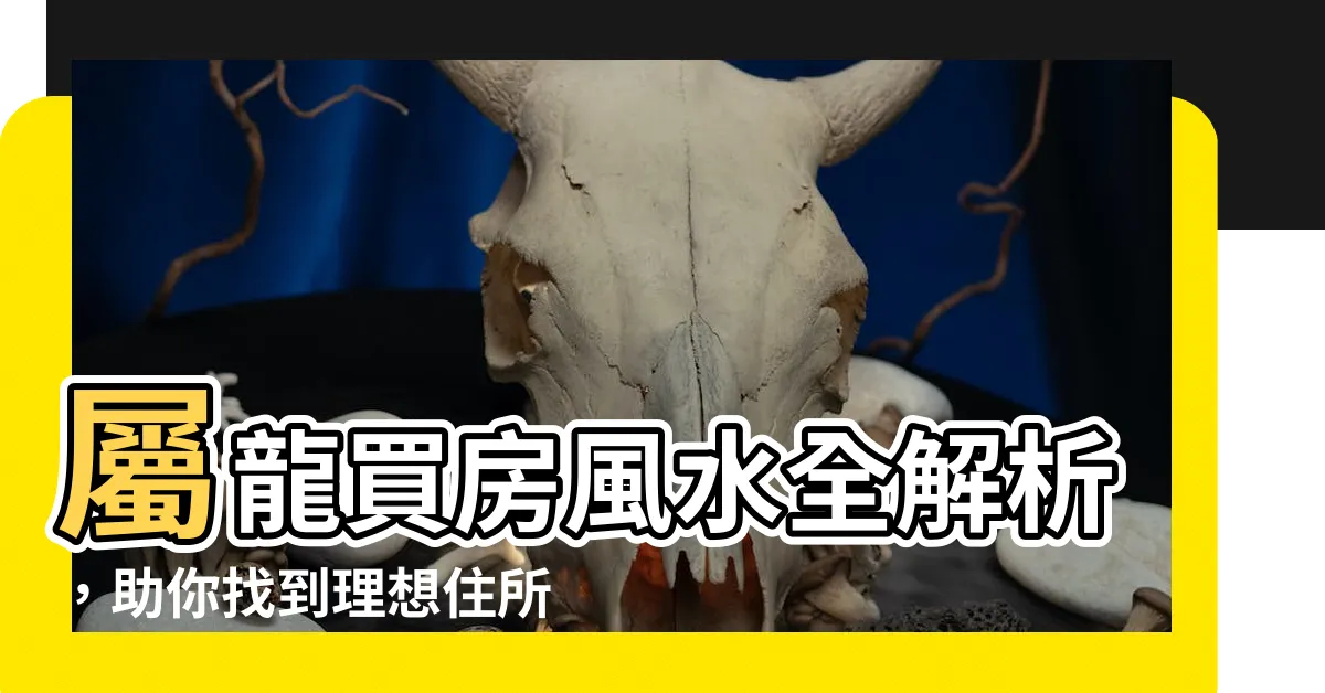 【屬龍買房注意】屬龍買房風水全解析,助你找到理想住所!