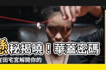 【華蓋 田宅宮】懸秘揭曉！華蓋密碼：從田宅宮解開你的命運