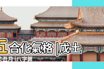 【戊辰生丑月格局】五合化氣格 |戊土生於丑月 |八字算命 |