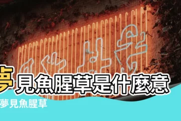 【孕婦夢見好多魚腥草】夢見魚腥草是什麼意思 |夢見魚腥草 |孕婦夢見魚 |