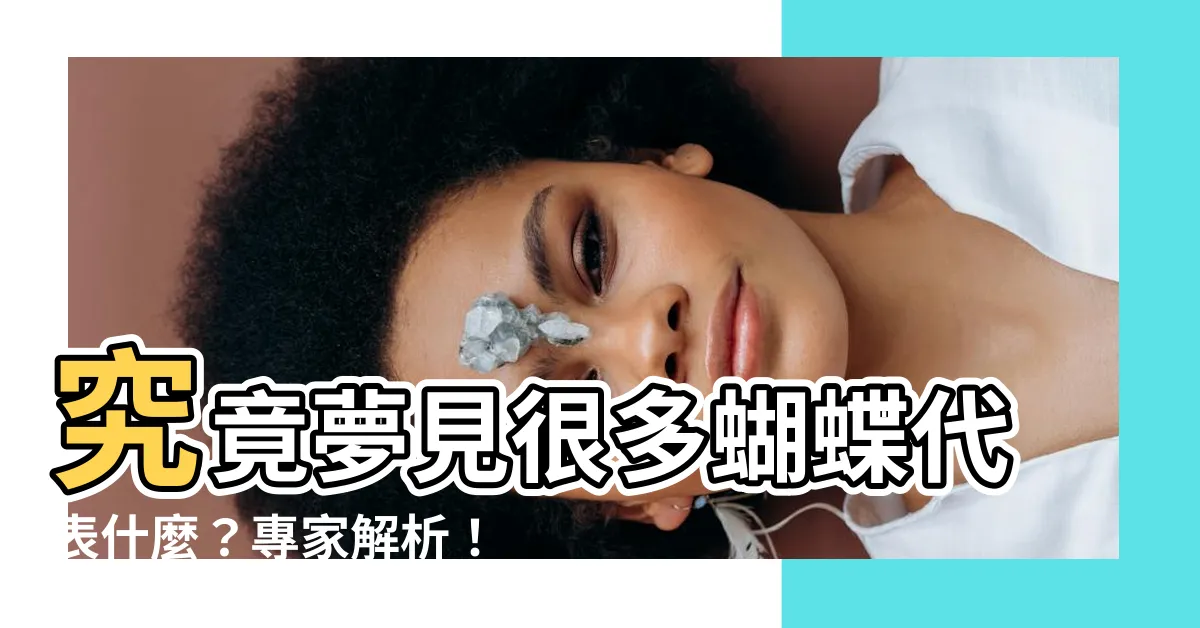 【夢見很多蝴蝶】究竟夢見很多蝴蝶代表什麼？專家解析！