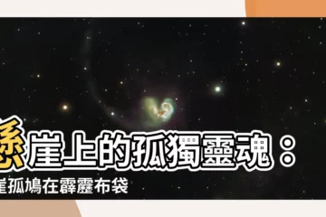 【絕崖孤鳩】懸崖上的孤獨靈魂：絕崖孤鳩在霹靂布袋戲世界的悲涼
