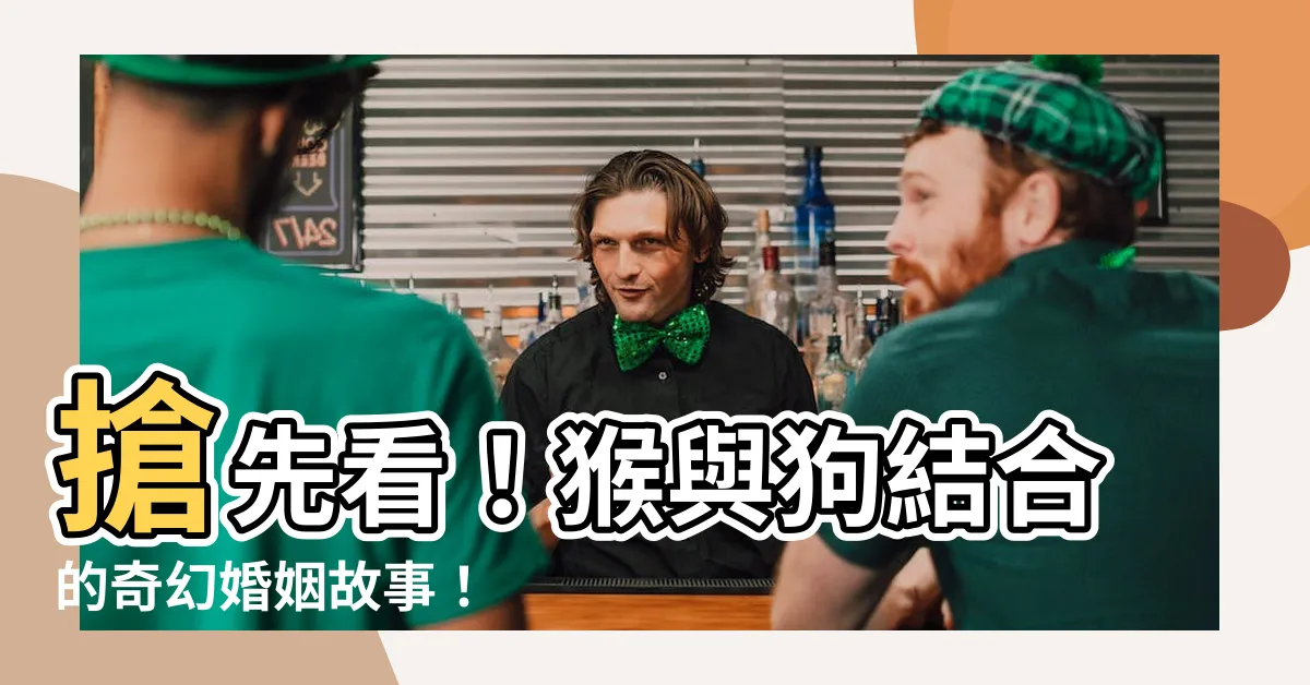 【猴與狗】搶先看！猴與狗結合的奇幻婚姻故事！