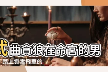 【武曲貪狼在命宮的男人】武曲貪狼在命宮的男人：踏上雲霄飛車的人生冒險