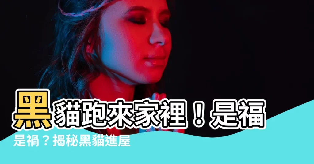 【黑貓跑來家裡】黑貓跑來家裡！是福是禍？揭秘黑貓進屋的神秘預兆