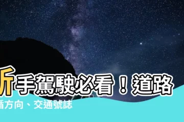 【遵循方向】新手駕駛必看！道路必循方向、交通號誌與汽機車考照重點一次掌握