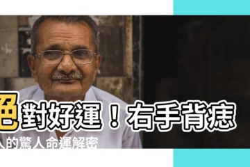 【右手背有痣位置】絕對好運！右手背痣女人的驚人命運解密