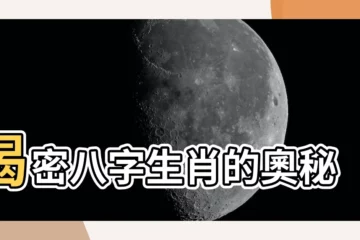 【八字生肖】揭密八字生肖的奧秘！