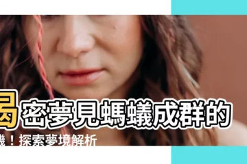 【夢見螞蟻成羣】揭密夢見螞蟻成羣的玄機！探索夢境解析，預見未來吉凶！