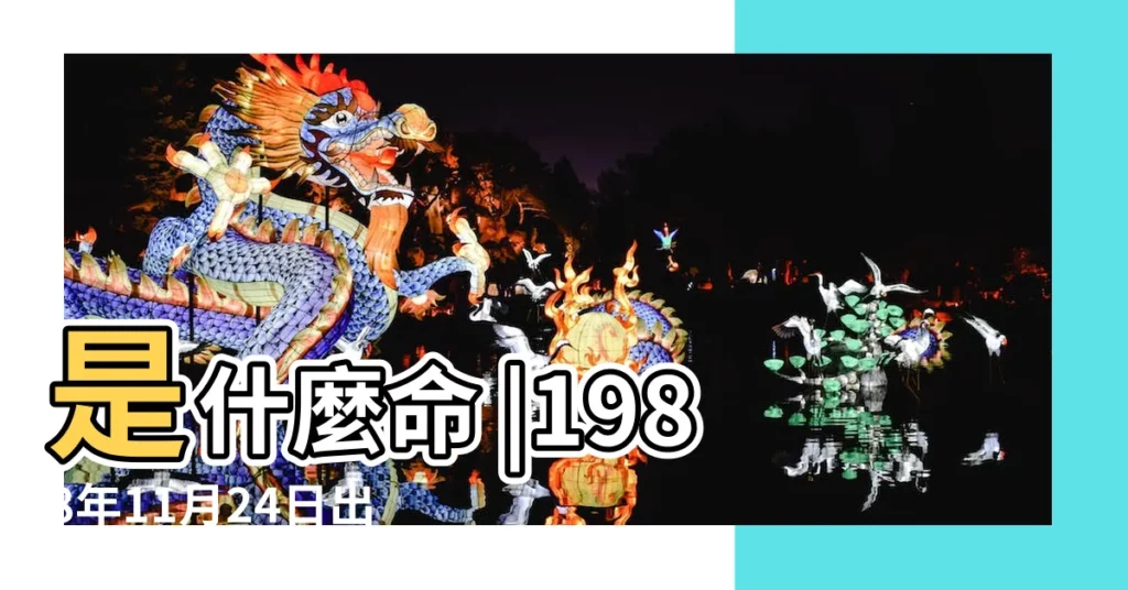 是什麼命 |1988年11月24日出生日期看命運 |1988年11月24日出生時間看命運 |【1988年農曆11月24出生】
