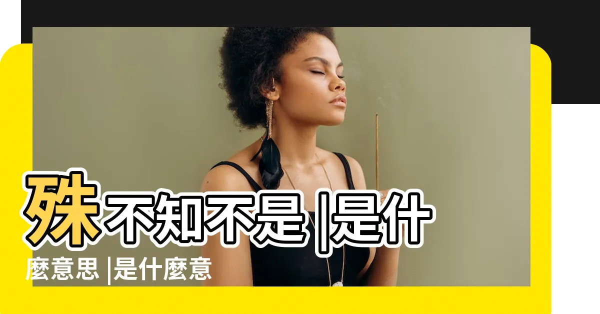 【殊不知英文】殊不知不是 |是什麼意思 |是什麼意思 |