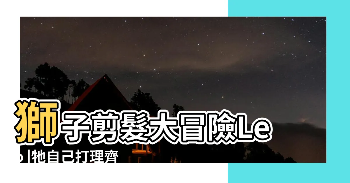 【獅子剪頭髮】獅子剪髮大冒險Leo |牠自己打理齊陰真相係 |獅子剪髮大冒險 |