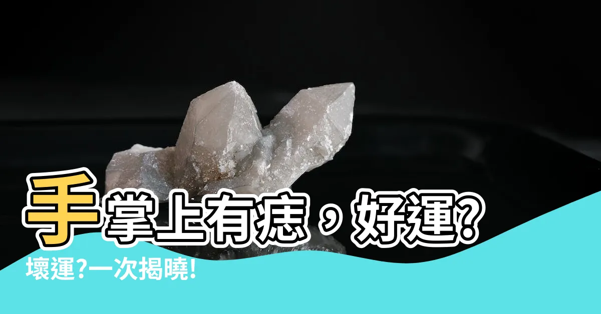【手掌 有痣】手掌上有痣，好運?壞運?一次揭曉!
