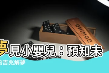 【夢見小嬰兒】夢見小嬰兒：預知未來的吉兆解夢