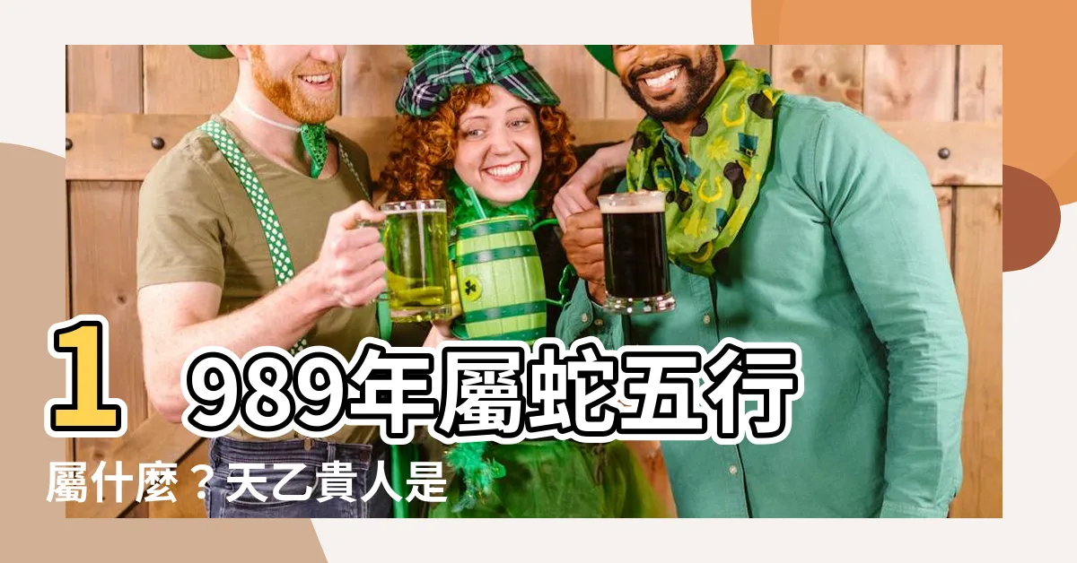 【1989年 蛇 五行】1989年屬蛇五行屬什麼？天乙貴人是什麼？身邊有貴人護佑嗎？
