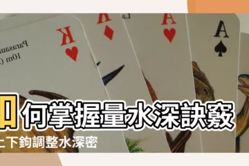 【量水深上下鈎】如何掌握量水深訣竅？上下鈎調整水深密技大公開