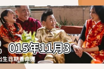 【2015年11月3日21時出生的人】2015年11月3日出生日期看命運 |2015年11月3日出生的人命好嗎 |是什麼命 |