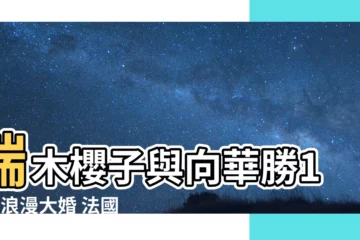 【端木櫻子】端木櫻子與向華勝11月浪漫大婚 法國舉辦盛大世紀婚禮