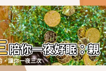 【三陪 意思】三陪你一夜好眠：親愛的，讓你一夜三次郎！