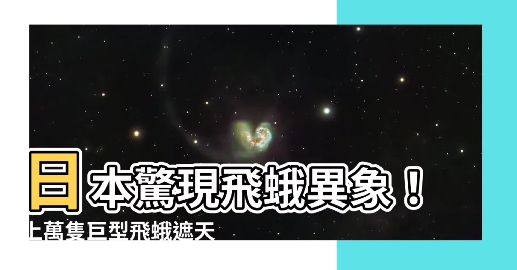 【日本飛蛾】日本驚現飛蛾異象！上萬隻巨型飛蛾遮天蔽日，是天災徵兆？