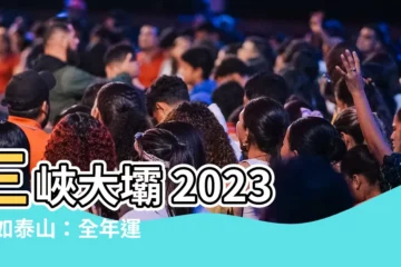 【三峽大壩2023】三峽大壩 2023 穩如泰山：全年運行良好，首次滿負荷運作