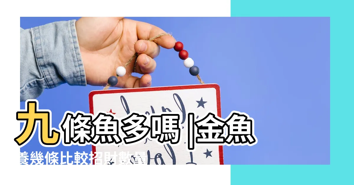 【養金魚數量】九條魚多嗎 |金魚養幾條比較招財數量與寓意 |到底多少條合適 |