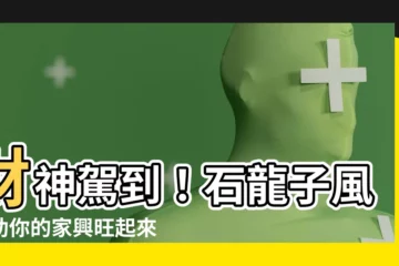 【石龍子風水】財神駕到！石龍子風水助你的家興旺起來