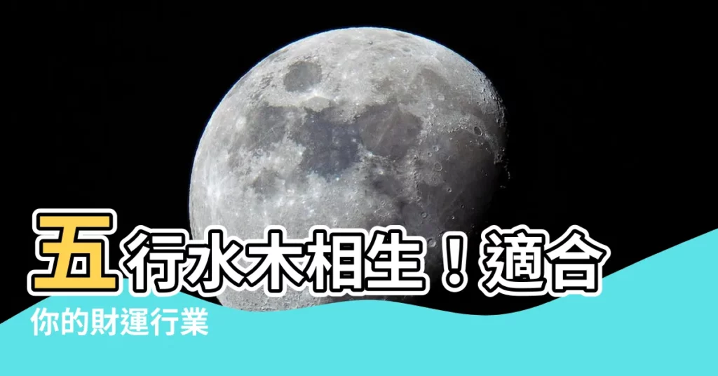 【水和木的行業】五行水木相生！適合你的財運行業