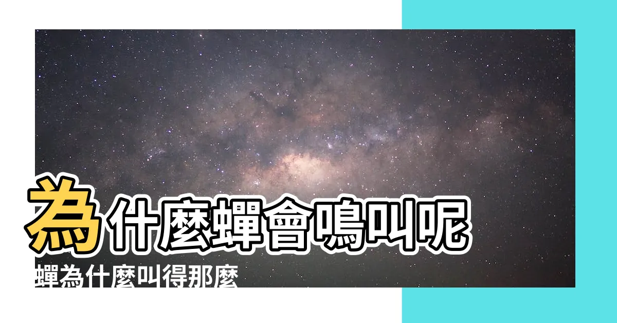 【蟬一直叫】為什麼蟬會鳴叫呢 |蟬為什麼叫得那麼響 |蟬叫起來很煩 |