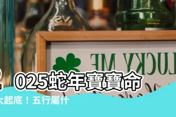 【2025 蛇】2025蛇年寶寶命運大起底！五行屬什麼？命運如何？