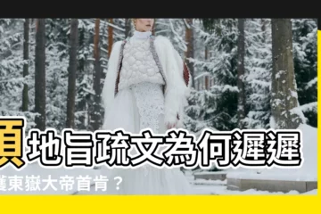 【領地旨疏文】領地旨疏文為何遲遲不獲東嶽大帝首肯？揭密東西宮廟天旨地令難題