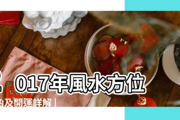 【2017年9大吉凶方位】2017年風水方位吉凶及開運詳解 |2017年風水方位吉凶與調整 |2017年家居九宮飛星風水佈局圖及方位吉凶調整化解 |