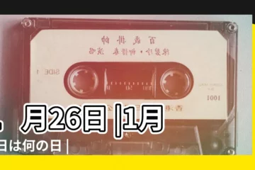 【1月26日】1月26日 |1月26日は何の日 |1月26日 |