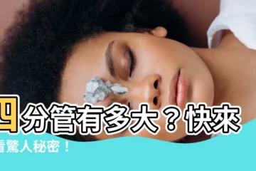 【四分多大】四分管有多大？快來看看驚人秘密！