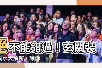 【玄關裝飾風水】絕不能錯過！玄關裝飾風水大解密，讓你財運滾滾來