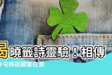 【渭川白頭一漁翁】揭曉籤詩靈驗！相傳白沙屯媽祖顯靈在渭川頭，遇白頭漁翁指引