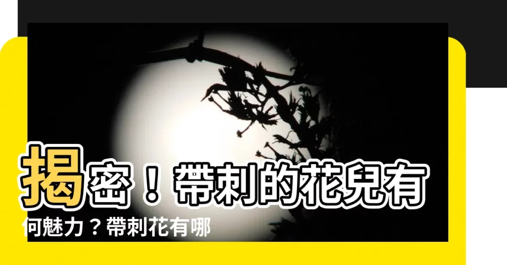 【有刺的花有哪些】揭密！帶刺的花兒有何魅力？帶刺花有哪些？