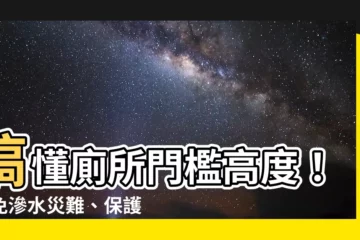 【廁所門檻高度】搞懂廁所門檻高度！避免滲水災難、保護木地板