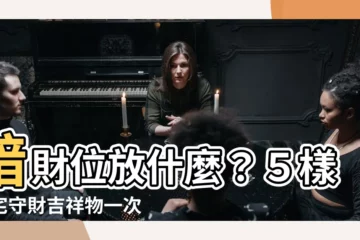 【暗財位放什麼】暗財位放什麼？５樣旺宅守財吉祥物一次報你知