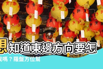 【東邊方向】想知道東邊方向要怎麼找嗎？羅盤方位幫你輕鬆解惑！