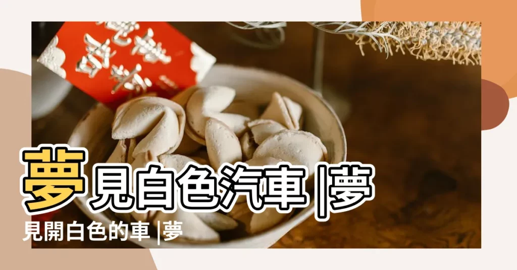 夢見白色汽車 |夢見開白色的車 |夢見白色汽車 |【夢到開別人白色汽車】