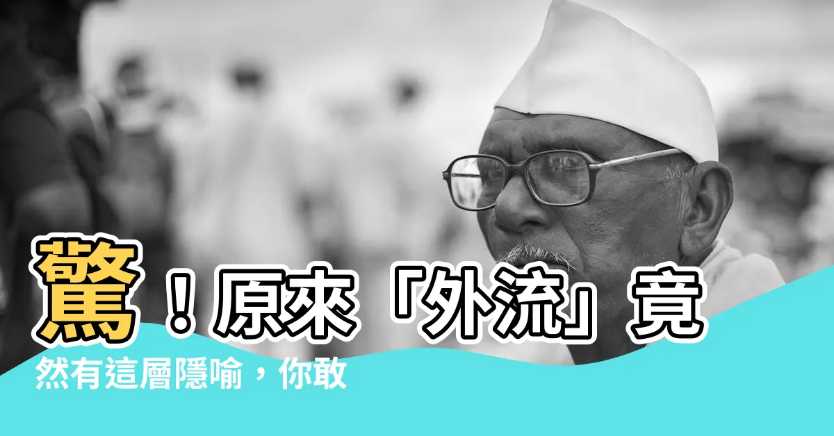 【外流是什麼意思】驚！原來「外流」竟然有這層隱喻，你敢點進來看嗎？